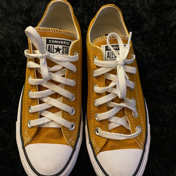 Saffron Yellow Converse Sneakers 